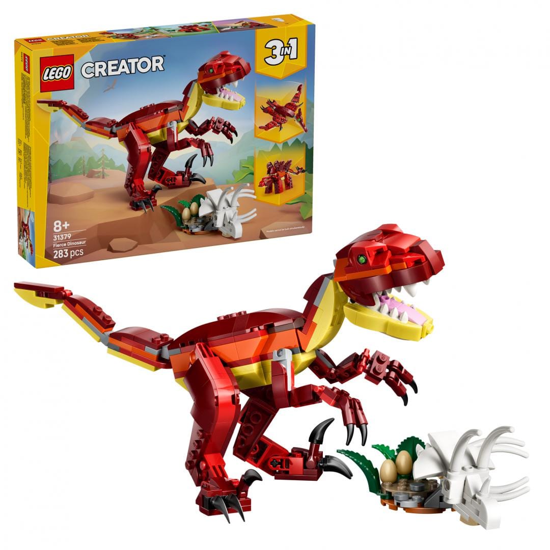 Lego Jucării Set Constructie LEGO Creator 3-in-1 31379 | Dinozaur Feroce, Vintage, Cadou