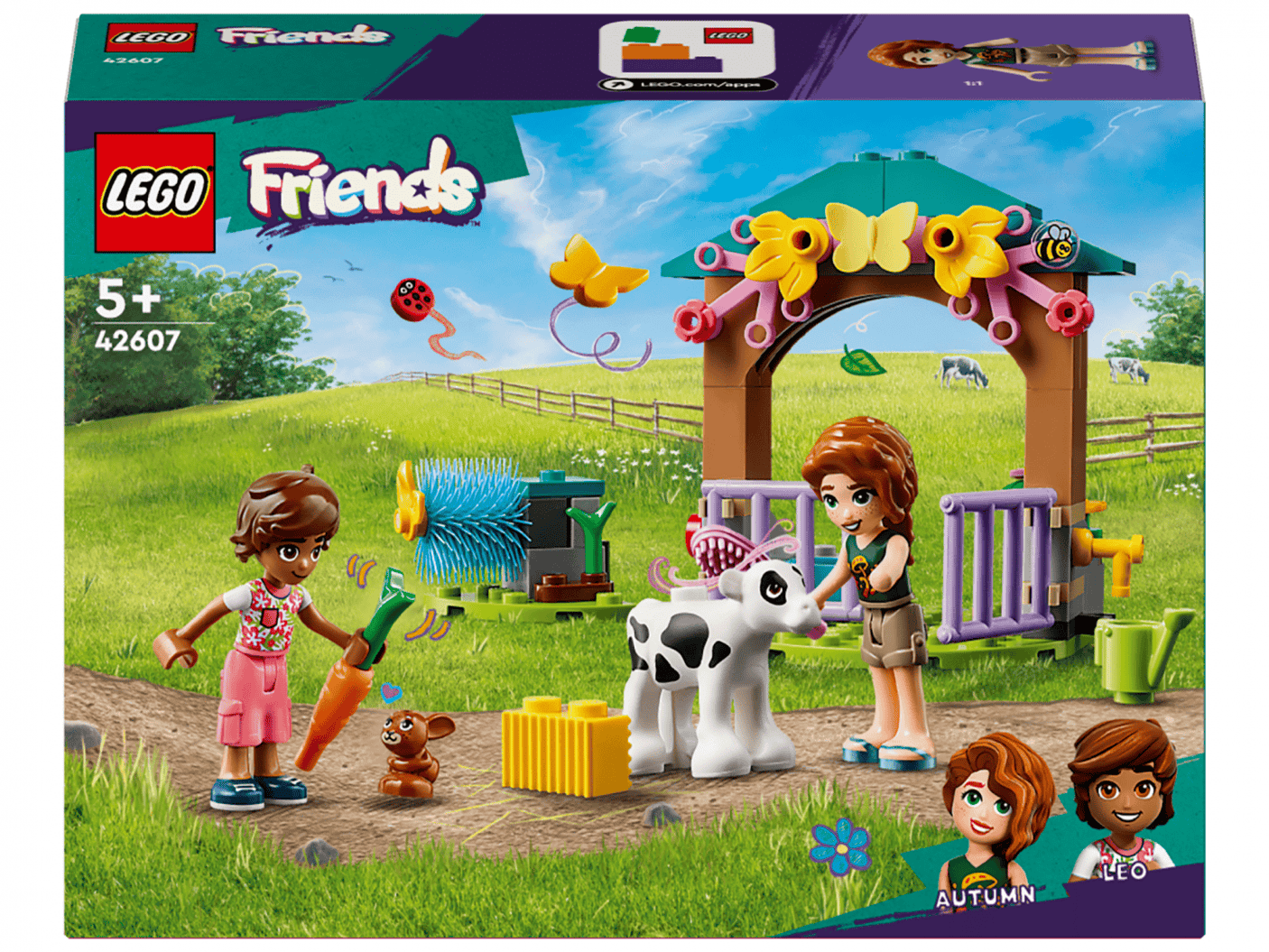 Lego Jucării Set Constructie LEGO 42607 | Staul Pt. Vitelul Lui Autumn, Cadou