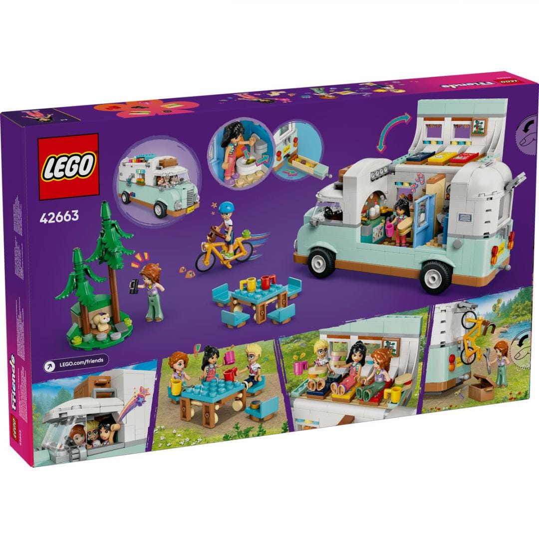 Lego Jucării Set Constructie LEGO Technic 42663 | Aventura in Rulota cu Prietenii, Camping