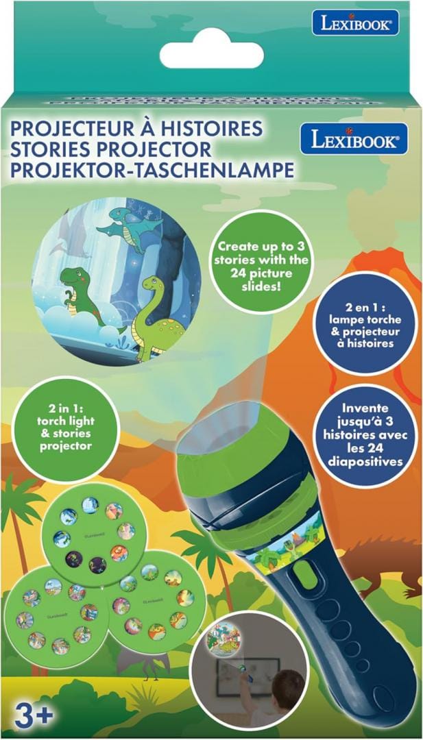 Lexibook Jucării Lanterna Lexibook LTC050DINO | Cu Proiector, Dinozaur, Copii