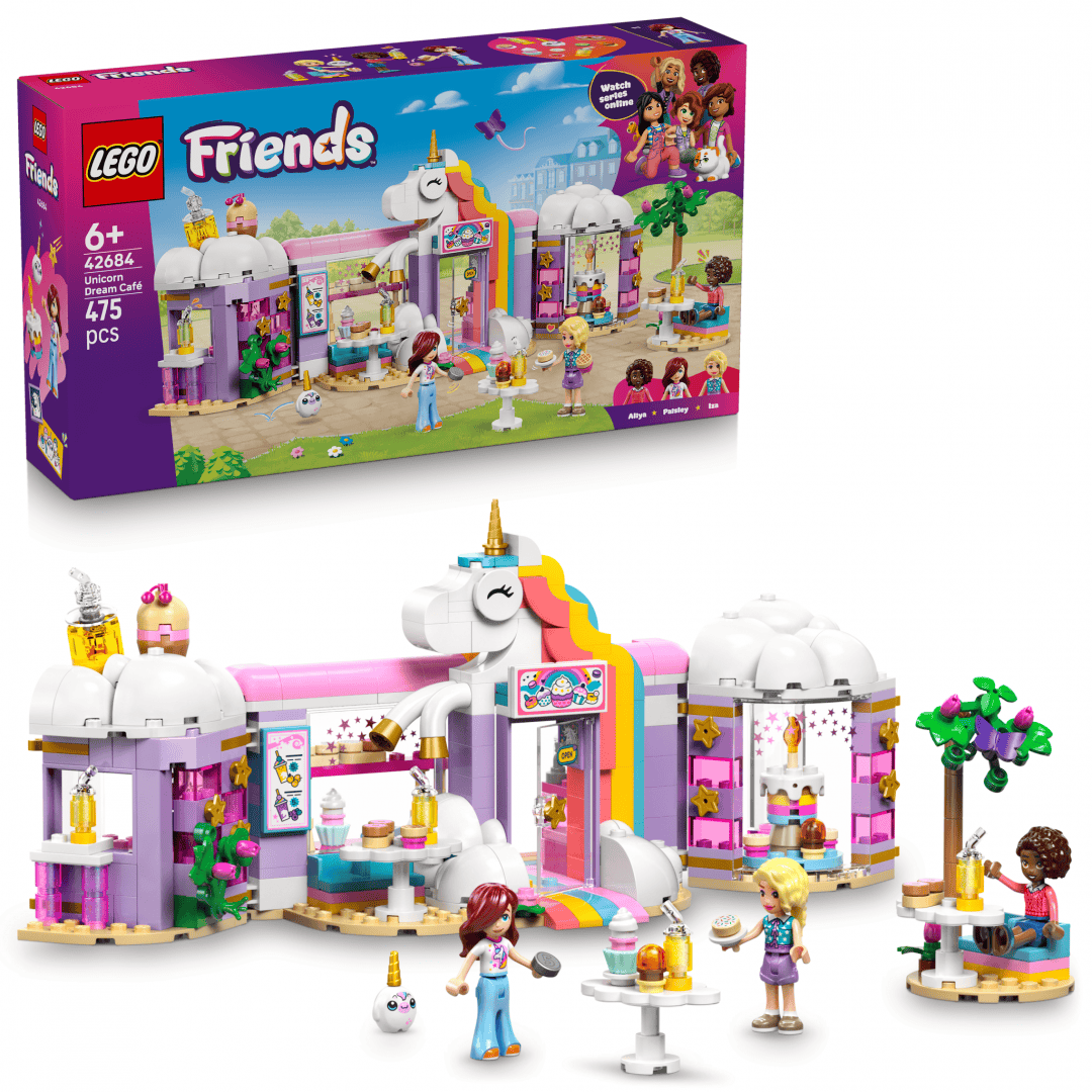 Lego Jucării Set Constructie LEGO 42684 | Cafeneaua de Vis Unicorn, Cadou