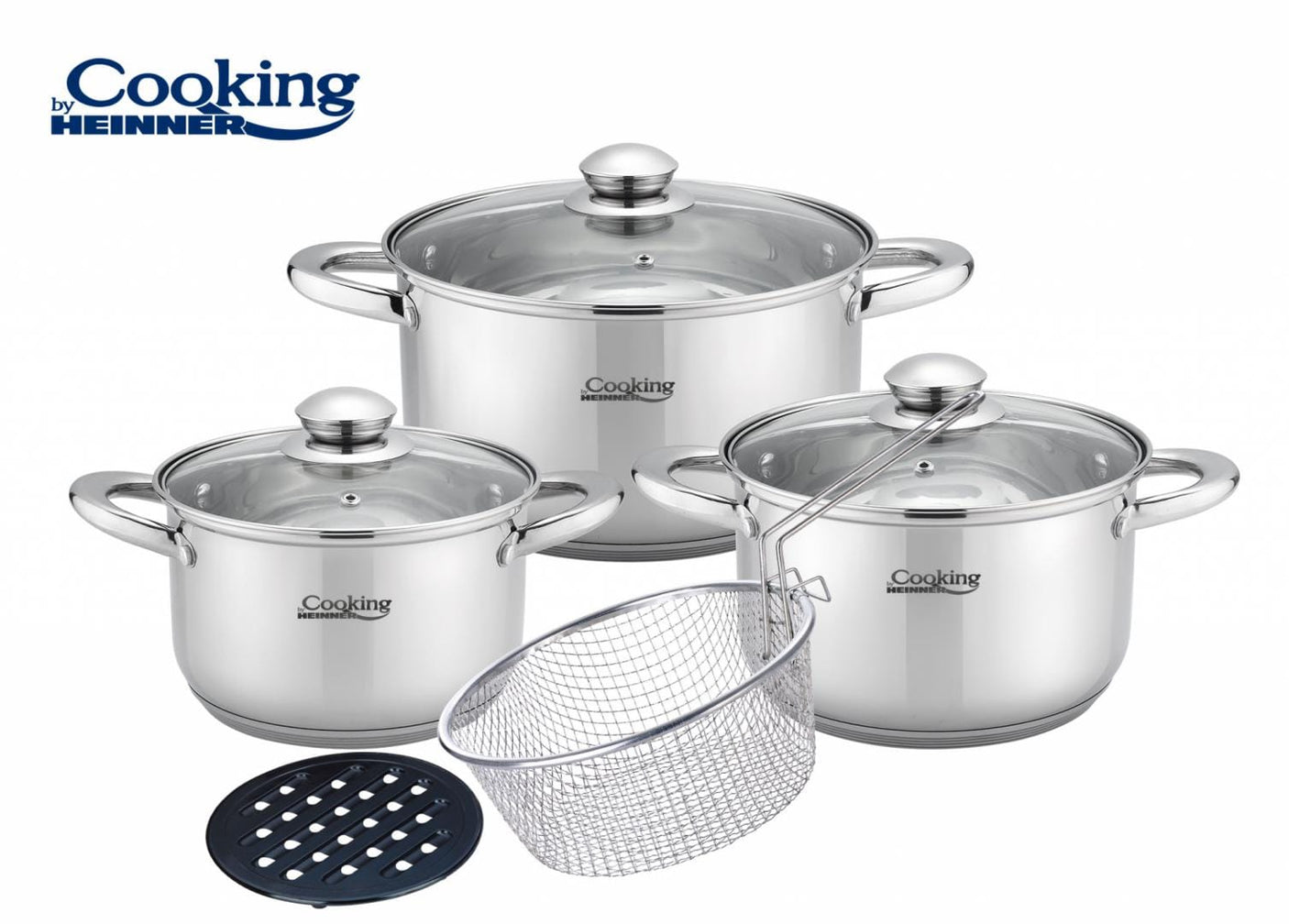 Heinner Set oale Set Oale Din Inox 8 Piese Victoria HR-MSF-8PSC | Cooking by Heinner