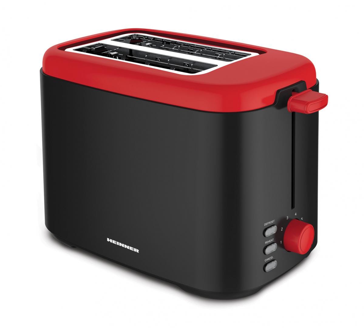 Heinner Prajitor de paine Prajitor de Paine Heinner HTP-800BKR | 800W, 2 Felii, Rosu