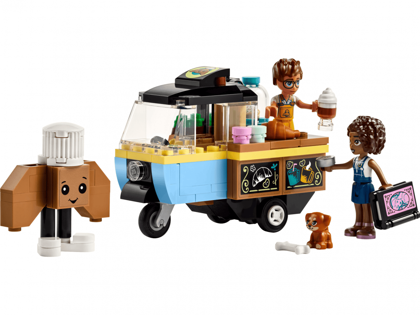 Lego Jucării Set Constructie LEGO 42606 | Brutaria pe Roti, Cadou Copii