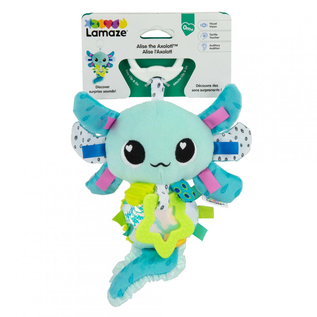 Jucarie pentru Bebelusi, Salamandra Alise Clip&go, Lamaze — TOMY