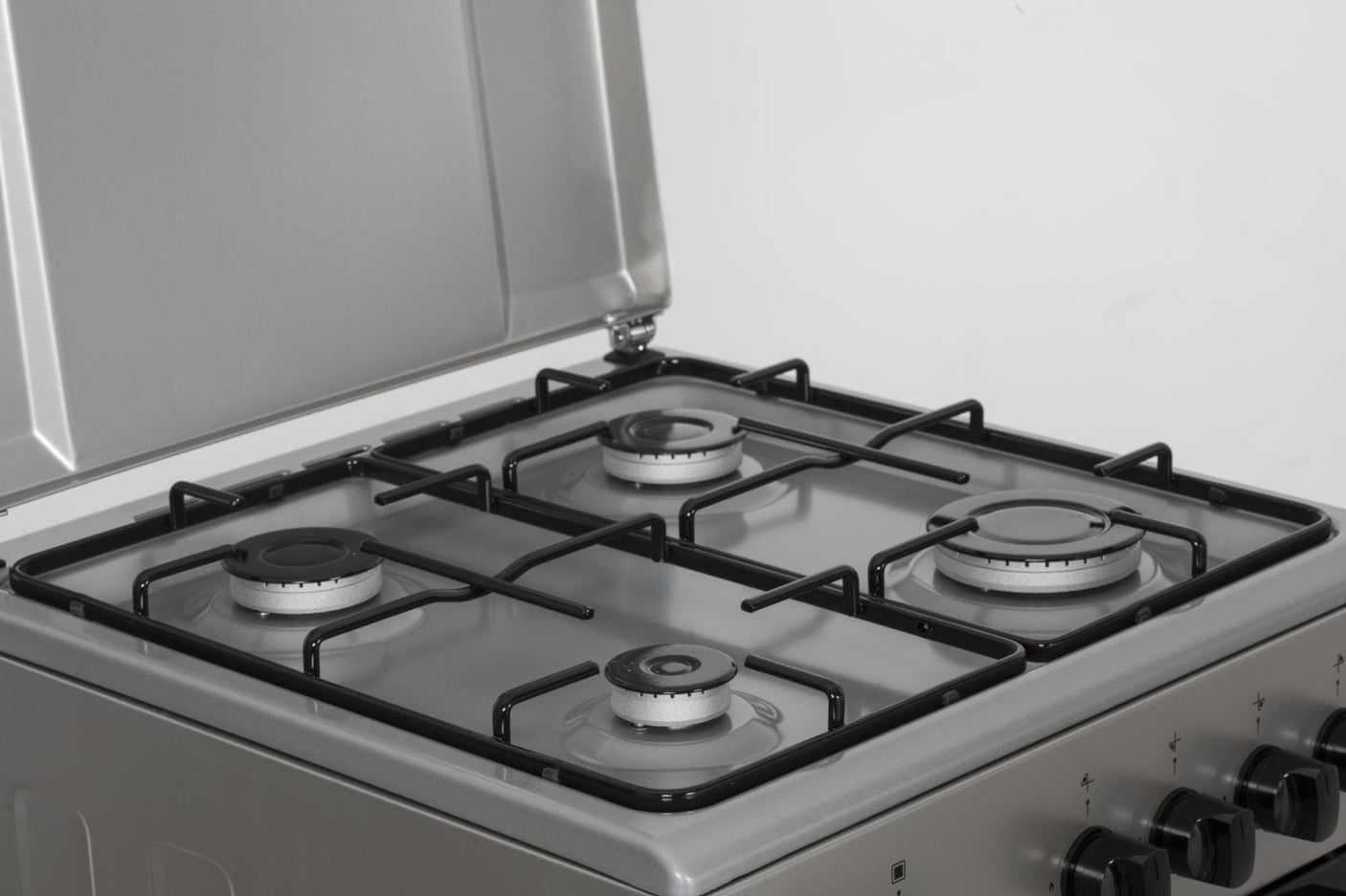 Heinner Aragaz Aragaz Gaz Heinner HFSC-SME50SL | 4 Arzatoare, 50cm, Inox, 49.8x50x85cm