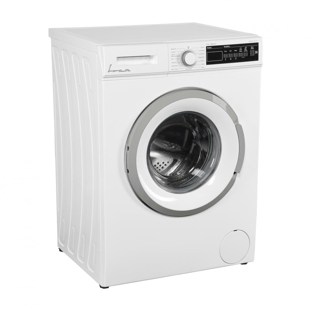Fram Masina de spalat rufe Masina de spalat rufe Fram FWM-V712T2D++ | 7kg, 1200rpm, Clasa D, Display LED, Alb, 52.7x59.7x84.5cm