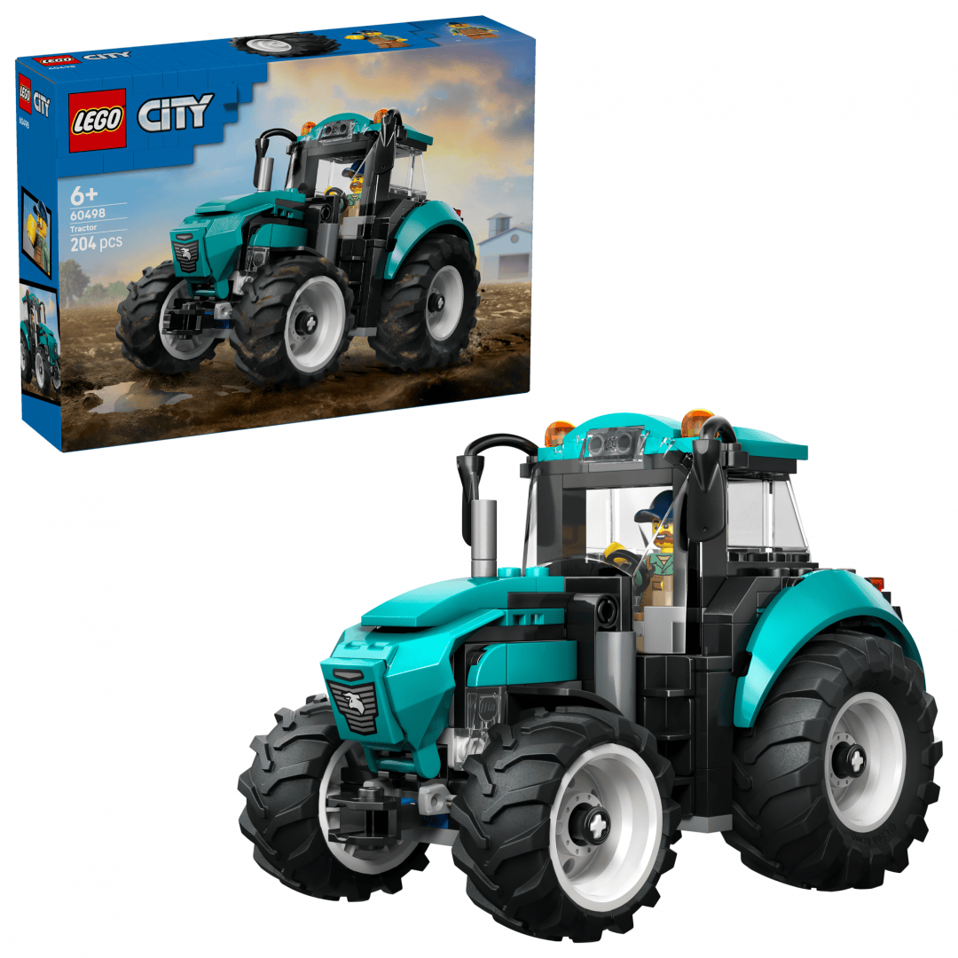 Lego Jucării Set Constructie LEGO City 60498 | Tractor, Utilaje Agricole, Cadou