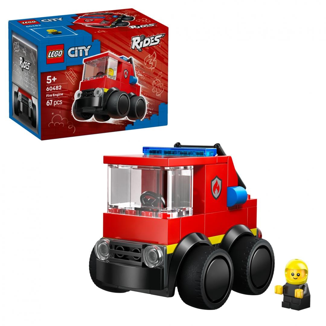 Lego Jucării Set Constructie LEGO City 60482 | Camioneta de Pompieri, Vehicule, Cadou