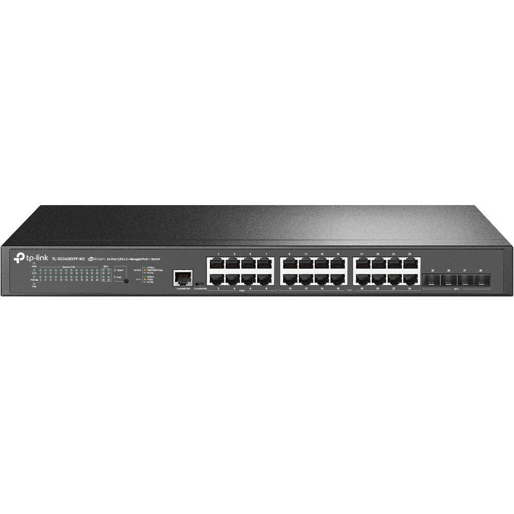 TP-Link Switch Switch TP-Link TL-SG3428XPP-M2 | 24x 2.5G PoE+/PoE++, 4x 10G SFP+