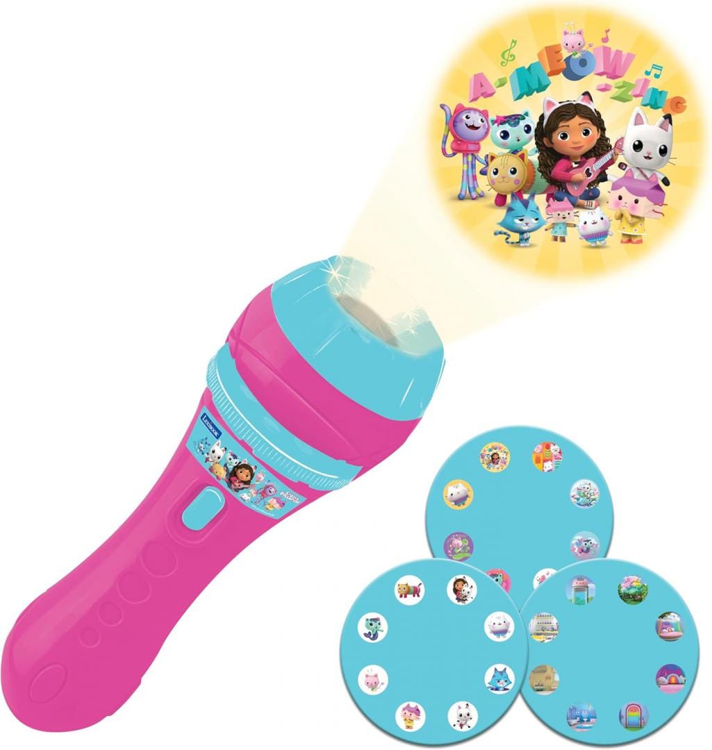 Lexibook Jucării Lanterna cu Proiector Lexibook LTC050GDH | Gabby's Dollhouse, LED, Copii