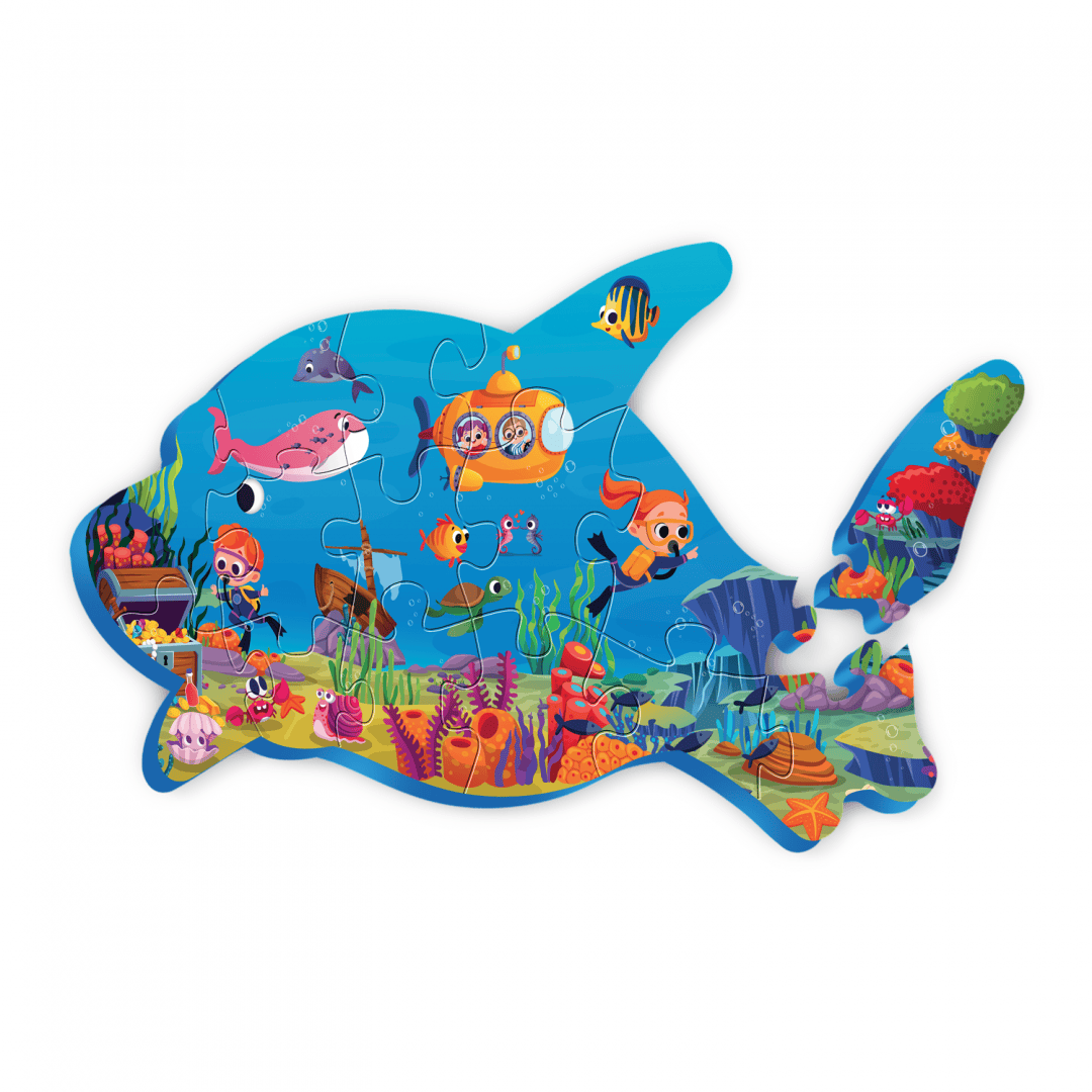 Puedo Toys Jucării Puzzle Puedo Toys PUEDOB2217 | Spuma EVA, Mega, 15 Piese
