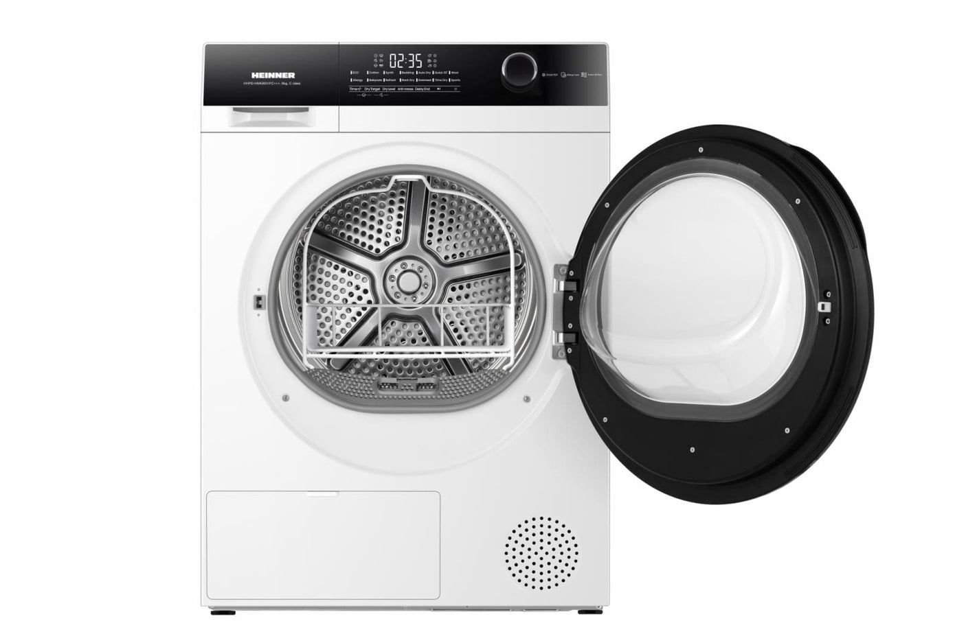 Heinner Uscator de rufe Uscator de Rufe Heinner HHPD-HMK80IVFC+++ | 8kg, Pompa de Caldura, A+++, Alb, 59.5x58x84.5cm
