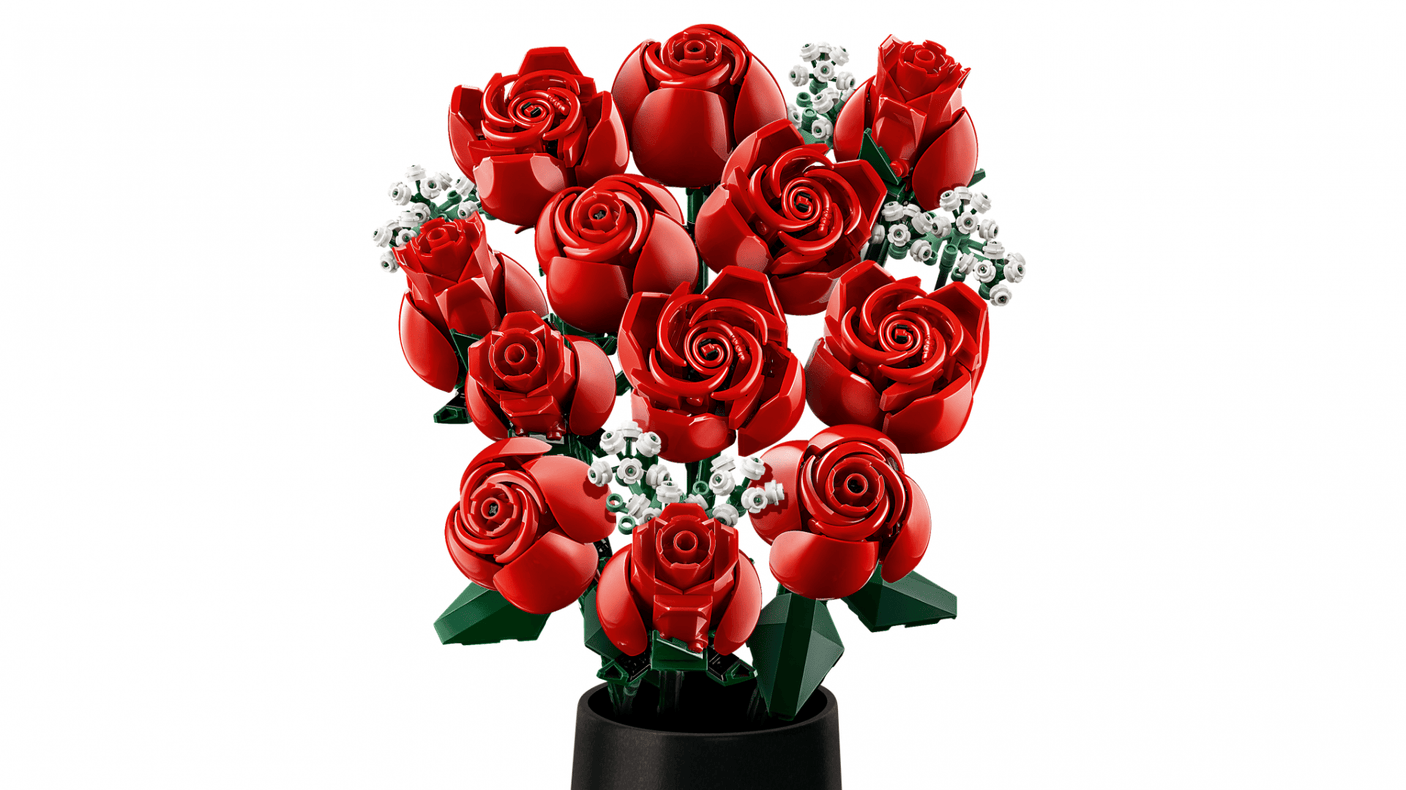 Lego Jucării Set Constructie LEGO Icons 10328 | Buchet de Trandafiri, Decor, Cadou
