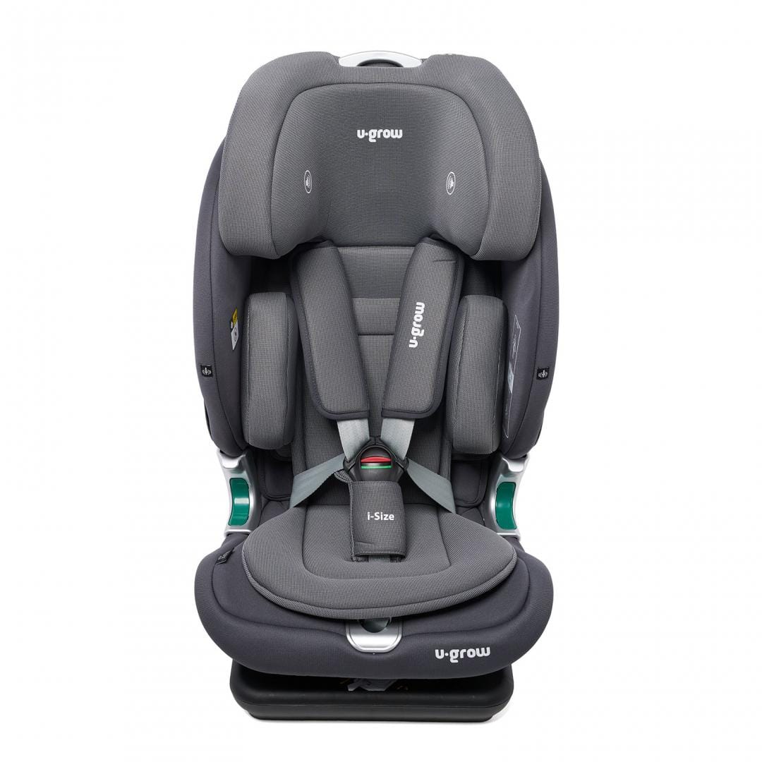 U-Grow Puericultură Scaun Auto U-Grow Goldfix Plus UG-VTN40GR | I-size, Isofix, 76-150cm, Boxa Bluetooth, Gri