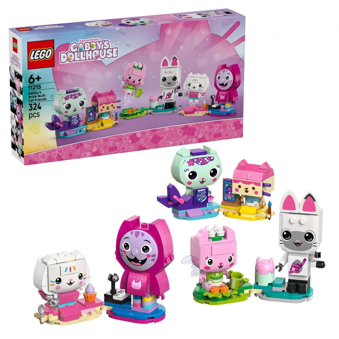 Lego Jucării Set Constructie LEGO 11215 | Prietenele Pisicute din Caramizi ale lui Gabby, Cadou