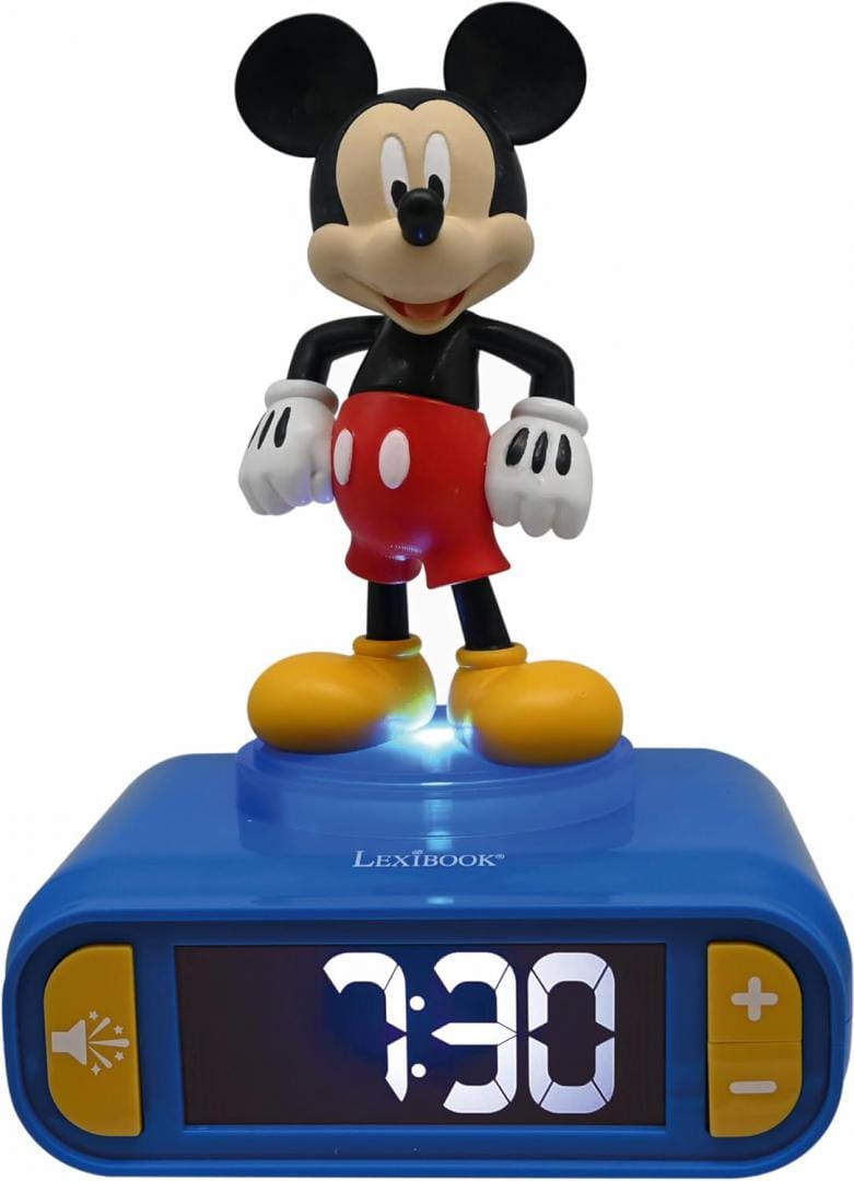 Lexibook Jucării Ceas Desteptator Lexibook RL800MCH | Lumina 3D, Mickey Mouse, Copii