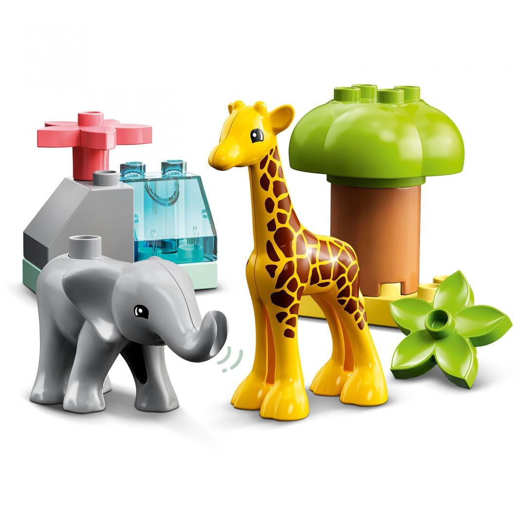 Lego Jucării Set Constructie LEGO DUPLO 10971 | Wild Animals of Africa, 10 Animale, Cadou