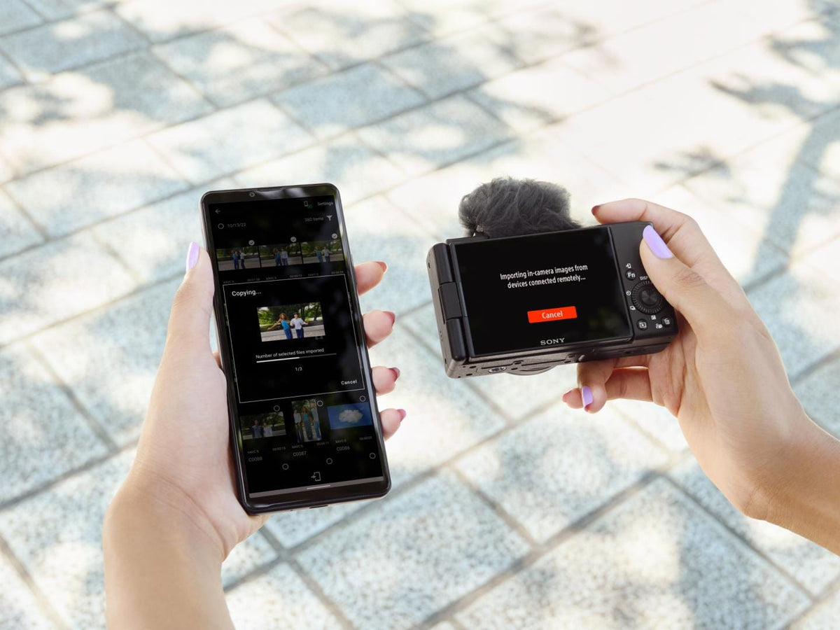 Sony Camera foto instant Camera Foto Sony ZV-1F | 20.1MP, 7.6mm F2, 4K 30fps, WiFi, Bluetooth