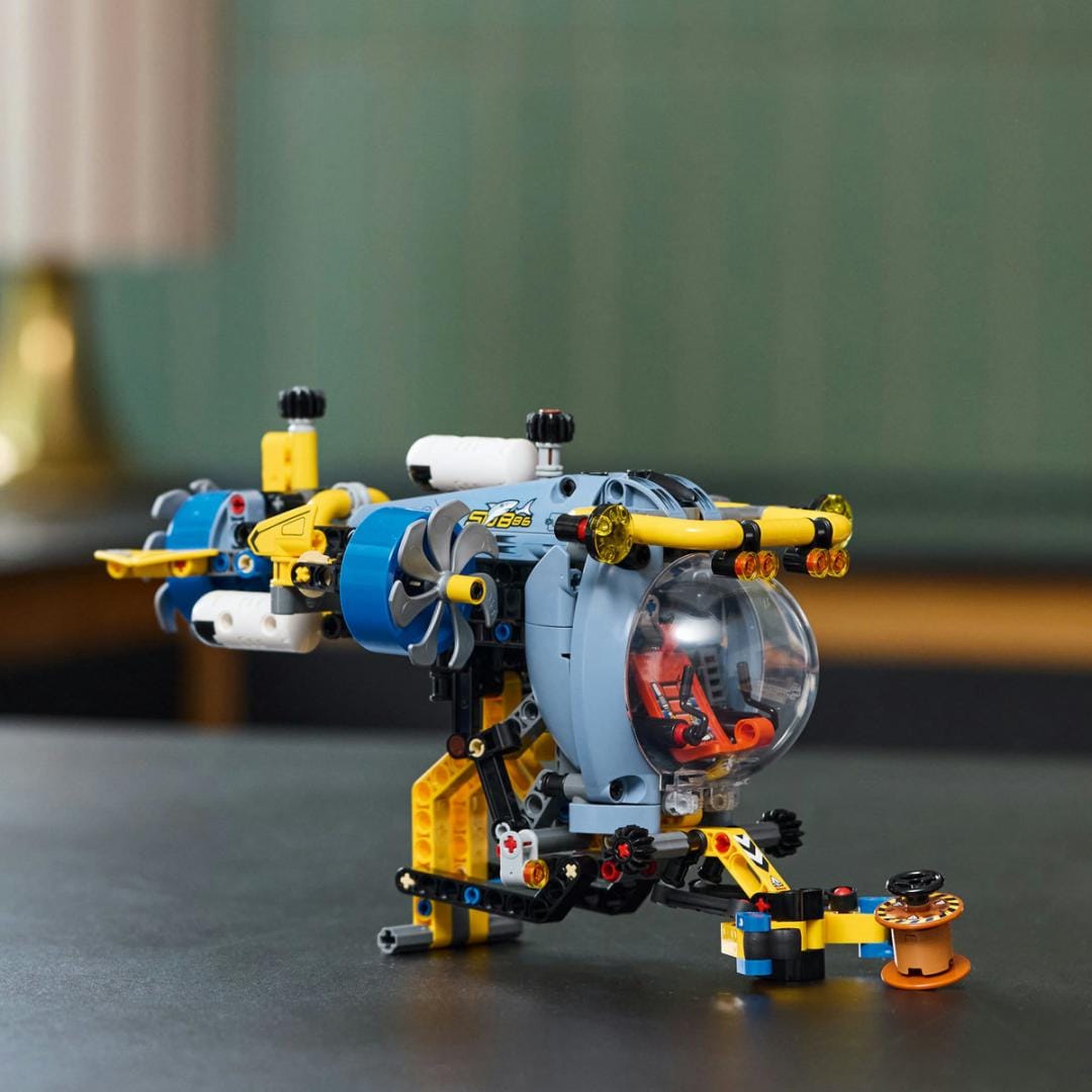 Lego Jucării Set Constructie LEGO Technic 42201 | Submarin de Cercetare, 360 Piese, Cadou