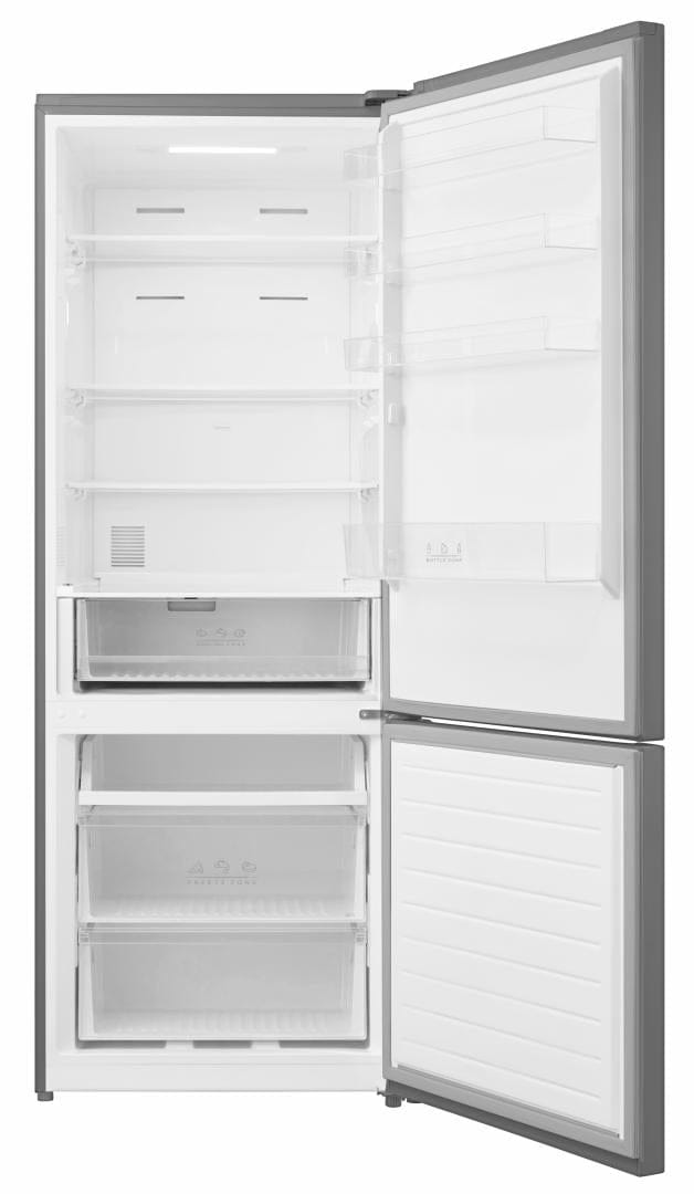 Heinner Combina frigorifica Combina Frigorifica Heinner HCNF-M435INVXE++ | 435L, No Frost, Clasa E, Inox, 70x66.6x188cm