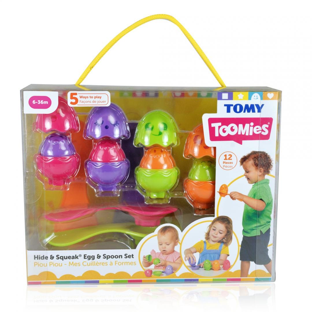Tomy Jucării Jucarie Tomy T73082 | Set Linguri si Oua, Interactiv, Cadou Copii