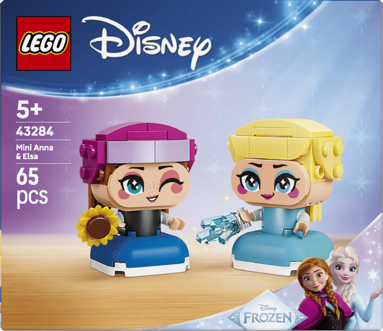 Lego Jucării Set Constructie LEGO Disney 43284 | Miniprintesele Anna si Elsa, Frozen, Cadou