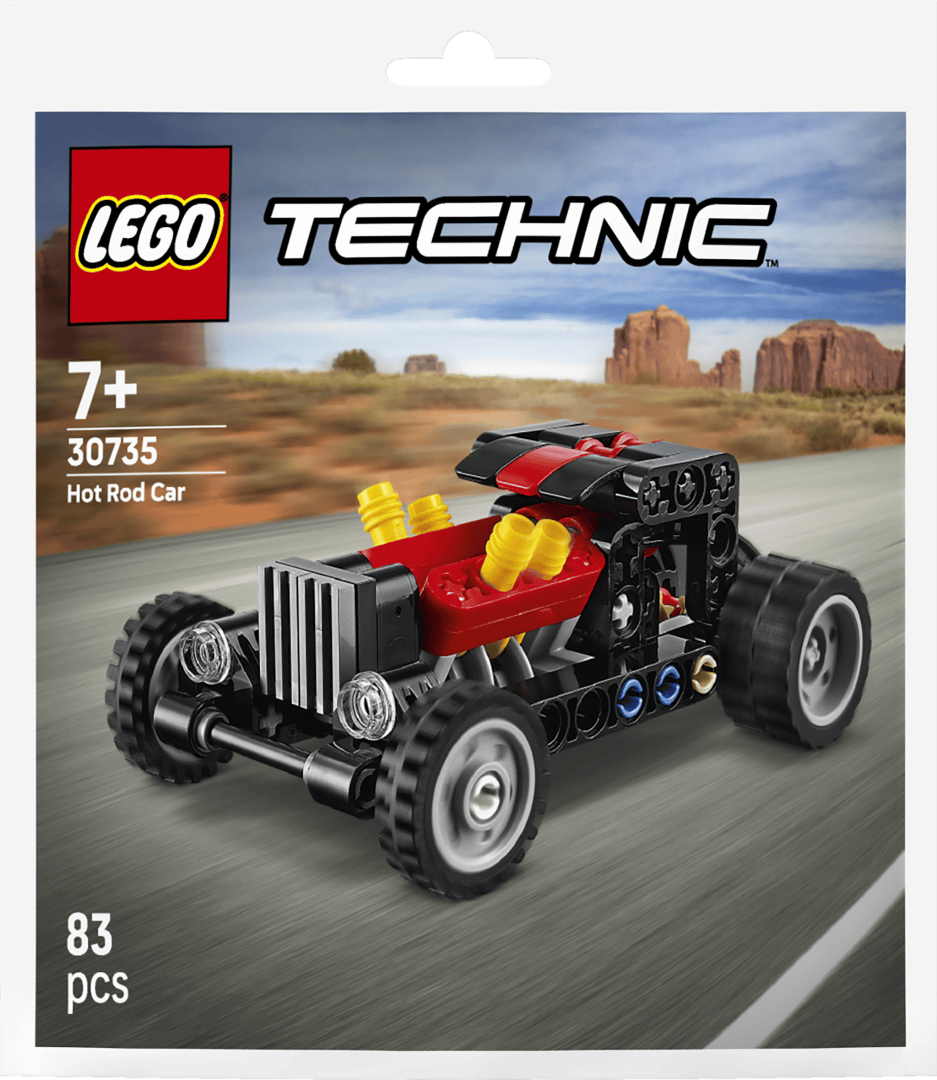 Lego Jucării Set Constructie LEGO 30735 | Hot Rod, Polybag, Cadou