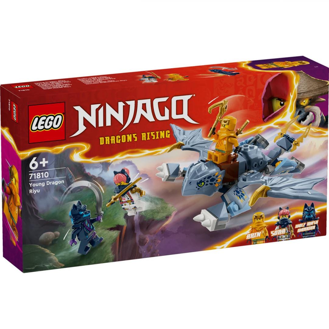 Lego Jucării Set Constructie LEGO Ninjago 71810 | Tanarul Dragon Riyu, 149 Piese, 6+