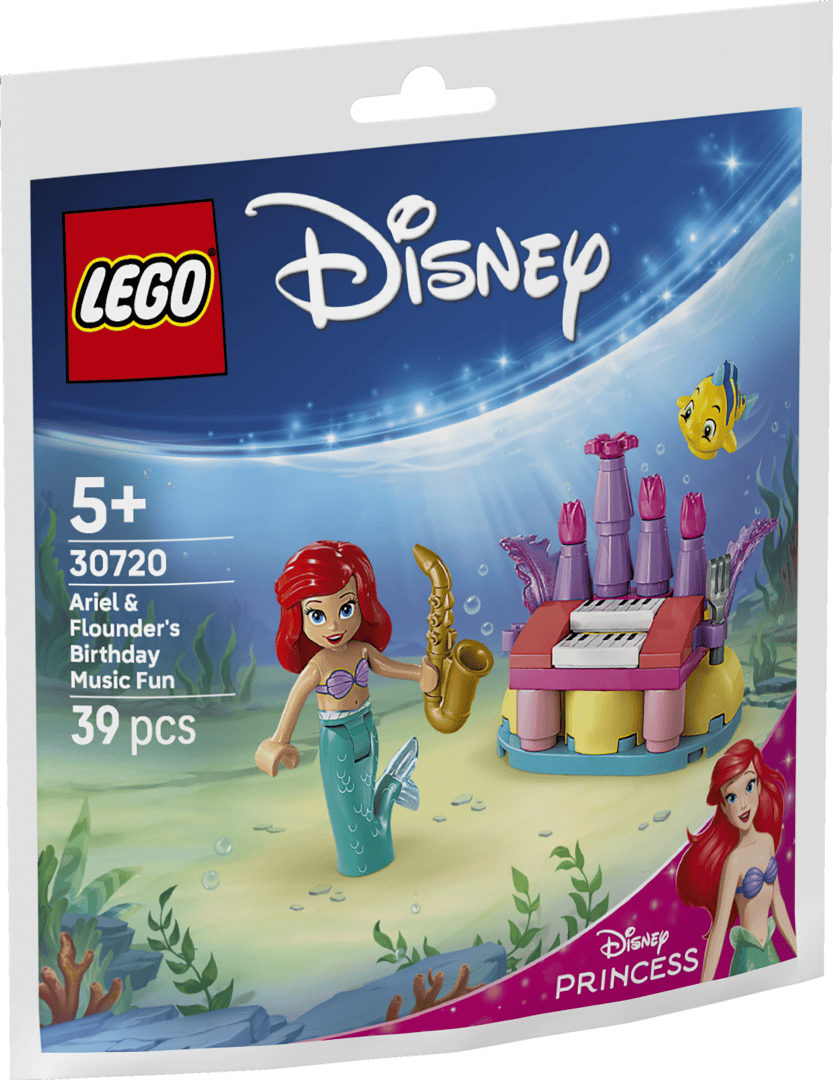 Lego Jucării Set Constructie LEGO 30720 | Flounder, Distractie Muzicala, Ariel, Polybag