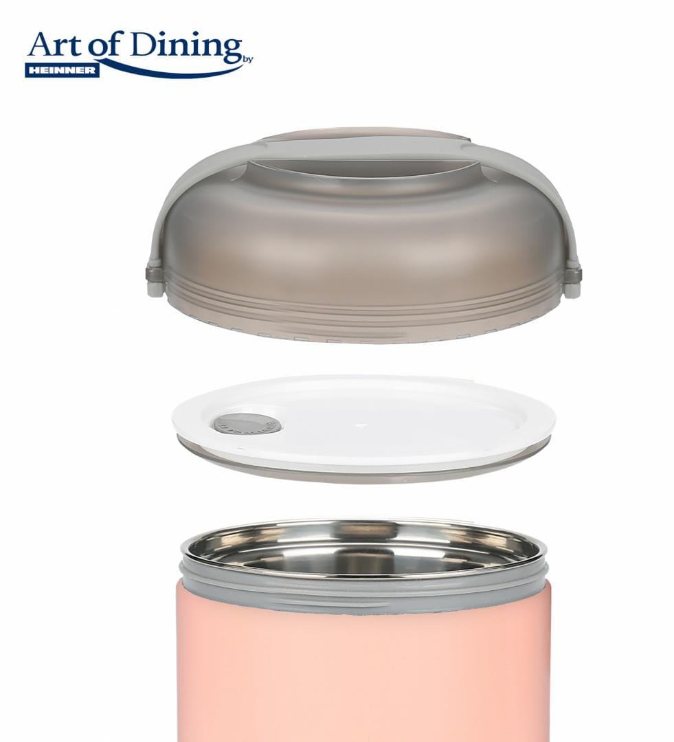 Heinner Caserola termica Caserola Termica Heinner HR-NC-600R | 600ml, Loca, Roz