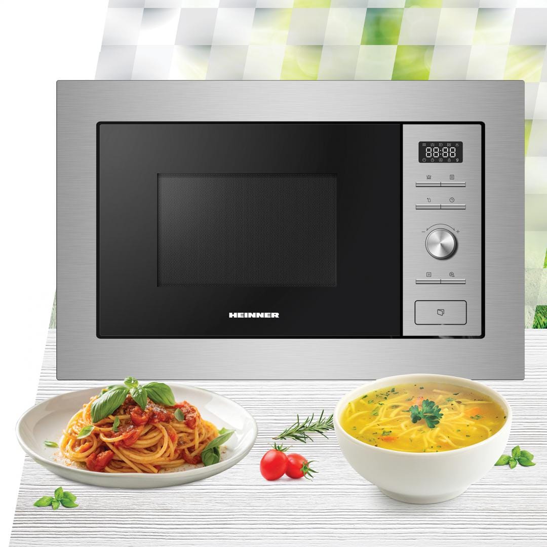 Heinner Cuptor microunde Cuptor cu Microunde Heinner HMW-MDBI28GDIX | 28L, 900W, Grill, Inox