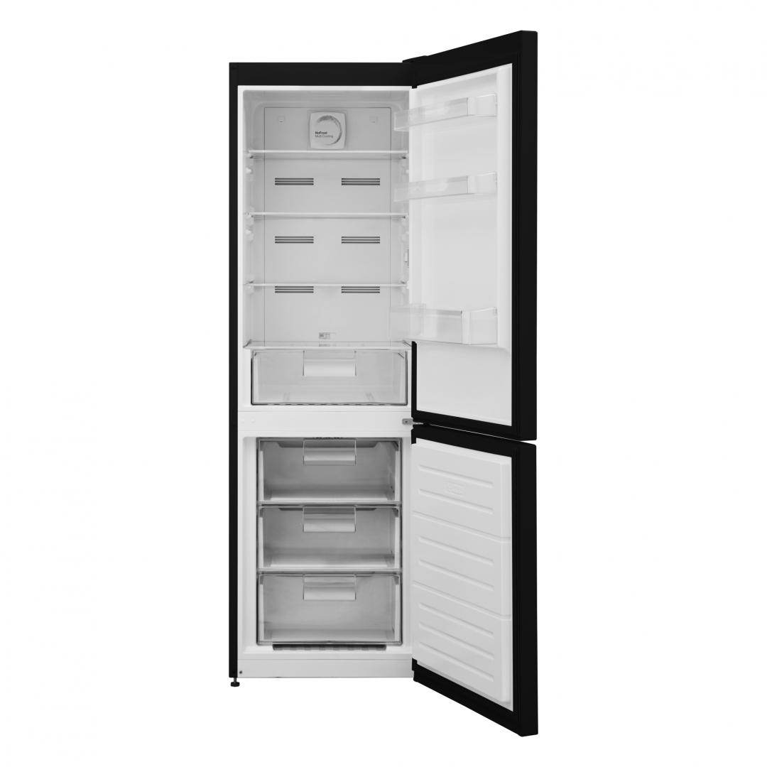 Heinner Combina frigorifica Combina Frigorifica Heinner HCNF-V291BKE++ | 291L, No Frost, Clasa E, Negru, 59.5x60x186cm