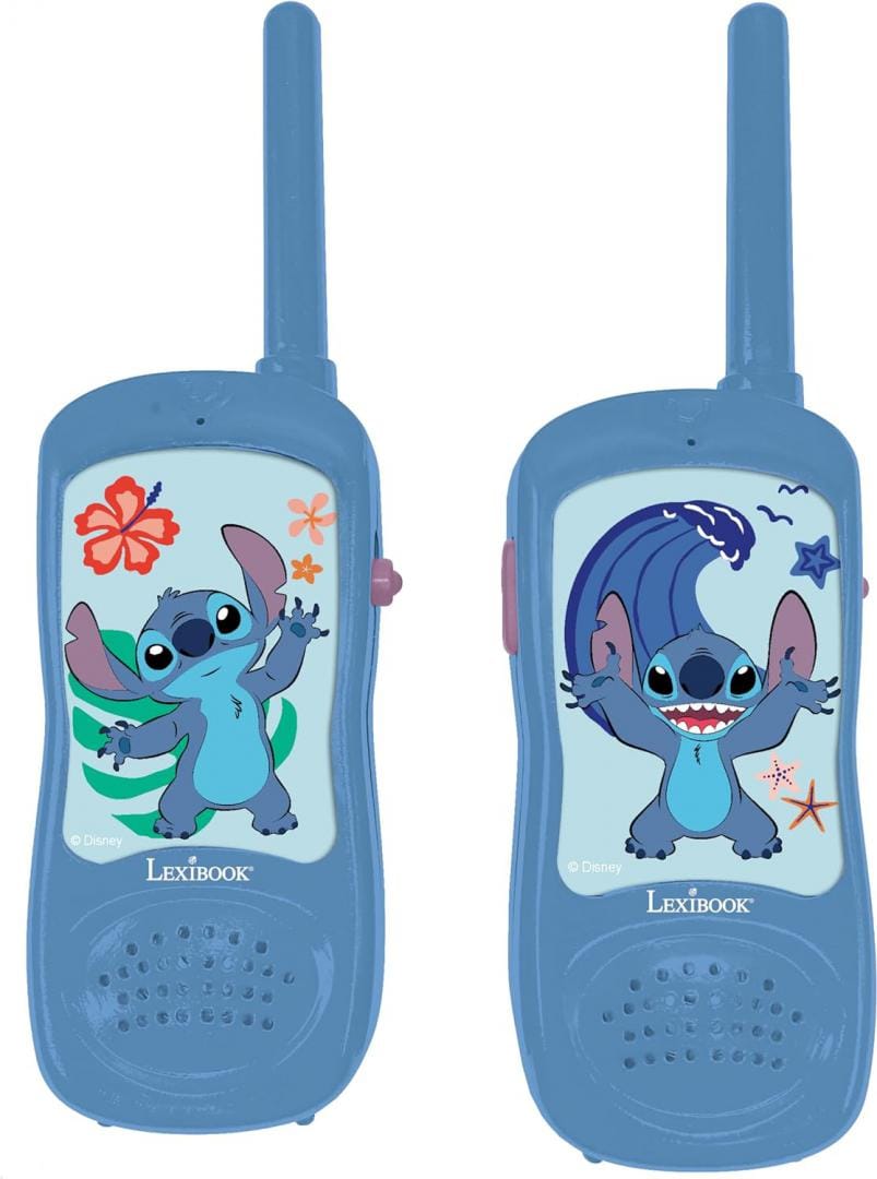 Lexibook Jucării Jucarie Lexibook RPTW12D | Statii Emisie-Receptie, Stitch, Set 2buc, Walkie-Talkie