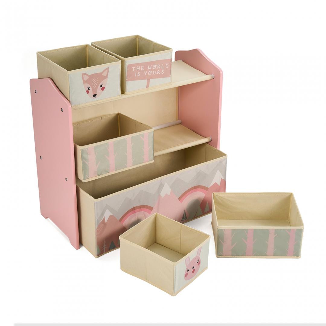 U-Grow Jucării Dulap Depozitare Jucarii U-Grow UGMDU06-PKF | Pink Forest, Organizator