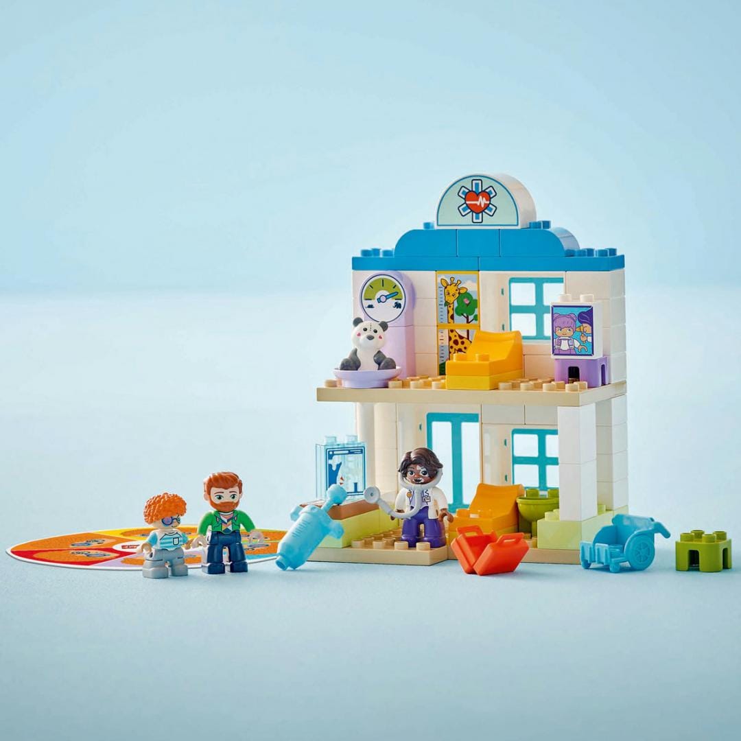 Lego Jucării Set Constructie LEGO Duplo 10449 | Prima Data la Doctor, Educativ, Cadou
