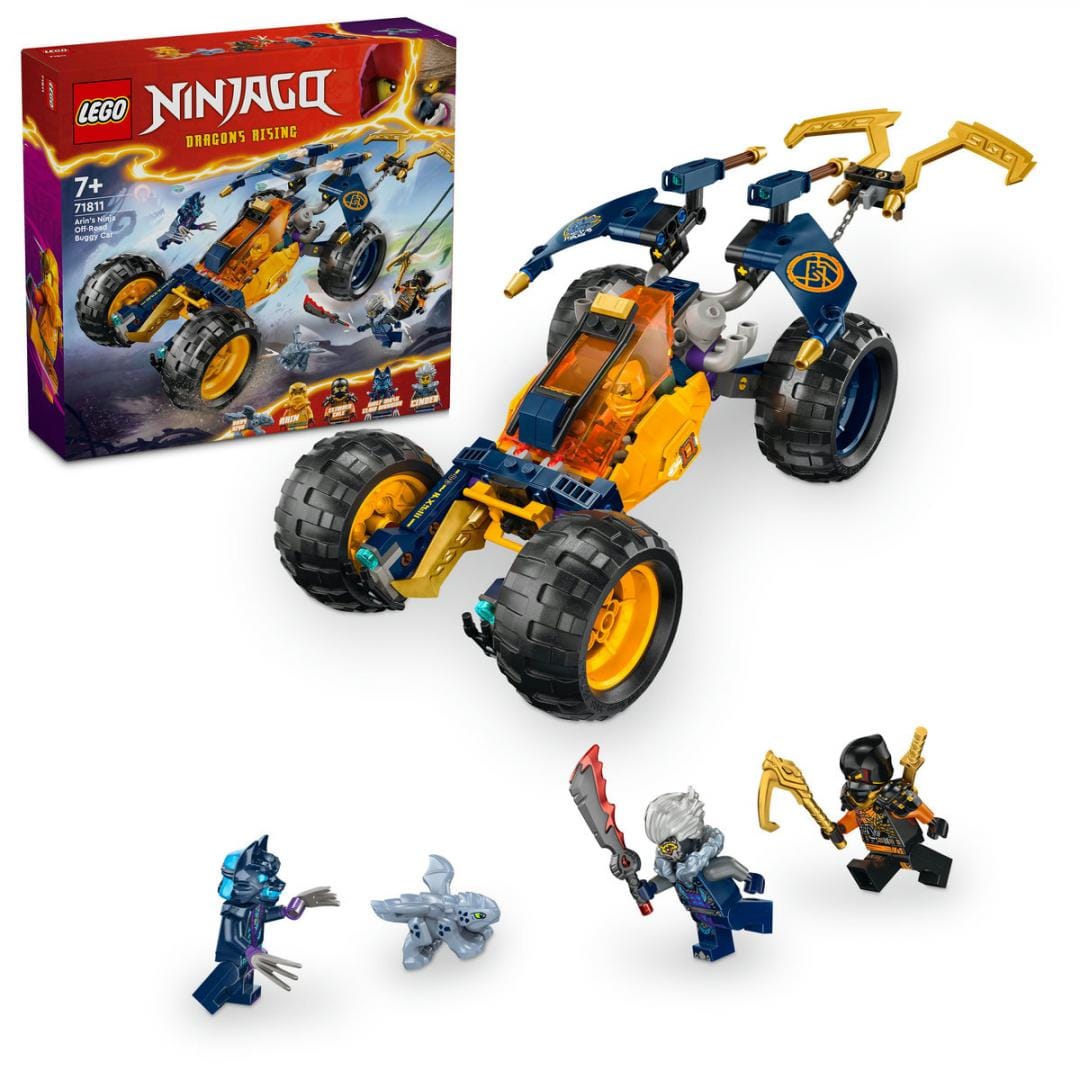 Lego Jucării Set Constructie LEGO Ninjago 71811 | Vehicul Teren Ninja Arin, 592 Piese, 7+