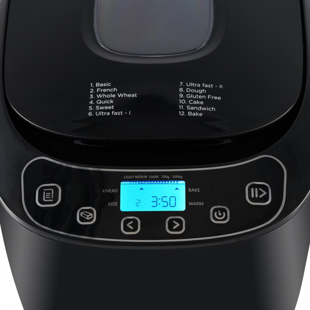 Fram Masina de paine Masina de facut paine FRAM FBM-900BK | 12 programe, 700-1000g, LCD, Timer 13h
