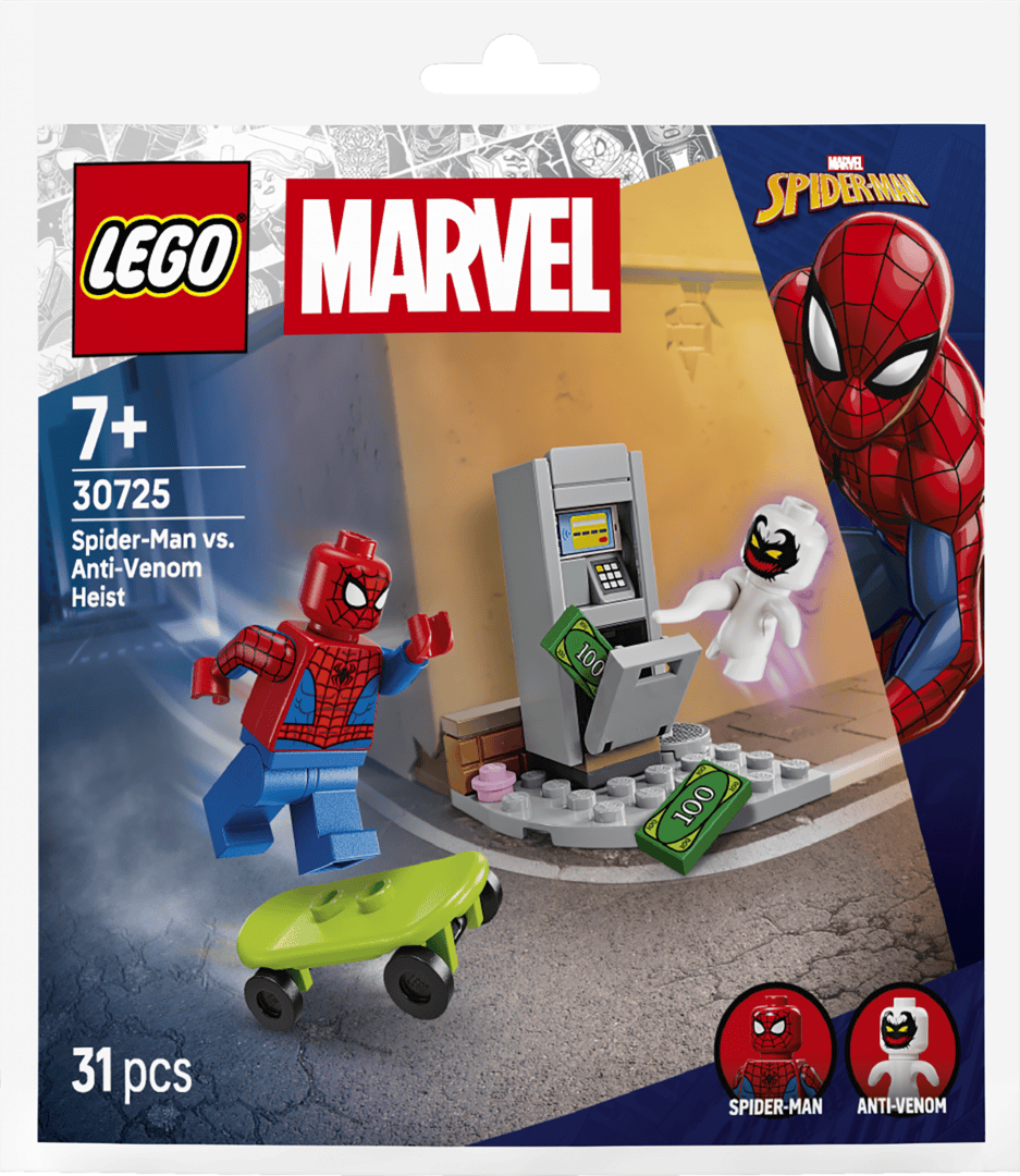 Lego Jucării Set Constructie LEGO 30725 | Omul Paianjen vs Antivenom, Polybag, Cadou
