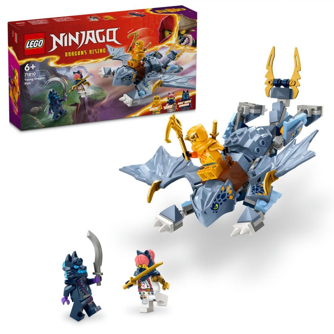 Lego Jucării Set Constructie LEGO Ninjago 71810 | Tanarul Dragon Riyu, 149 Piese, 6+