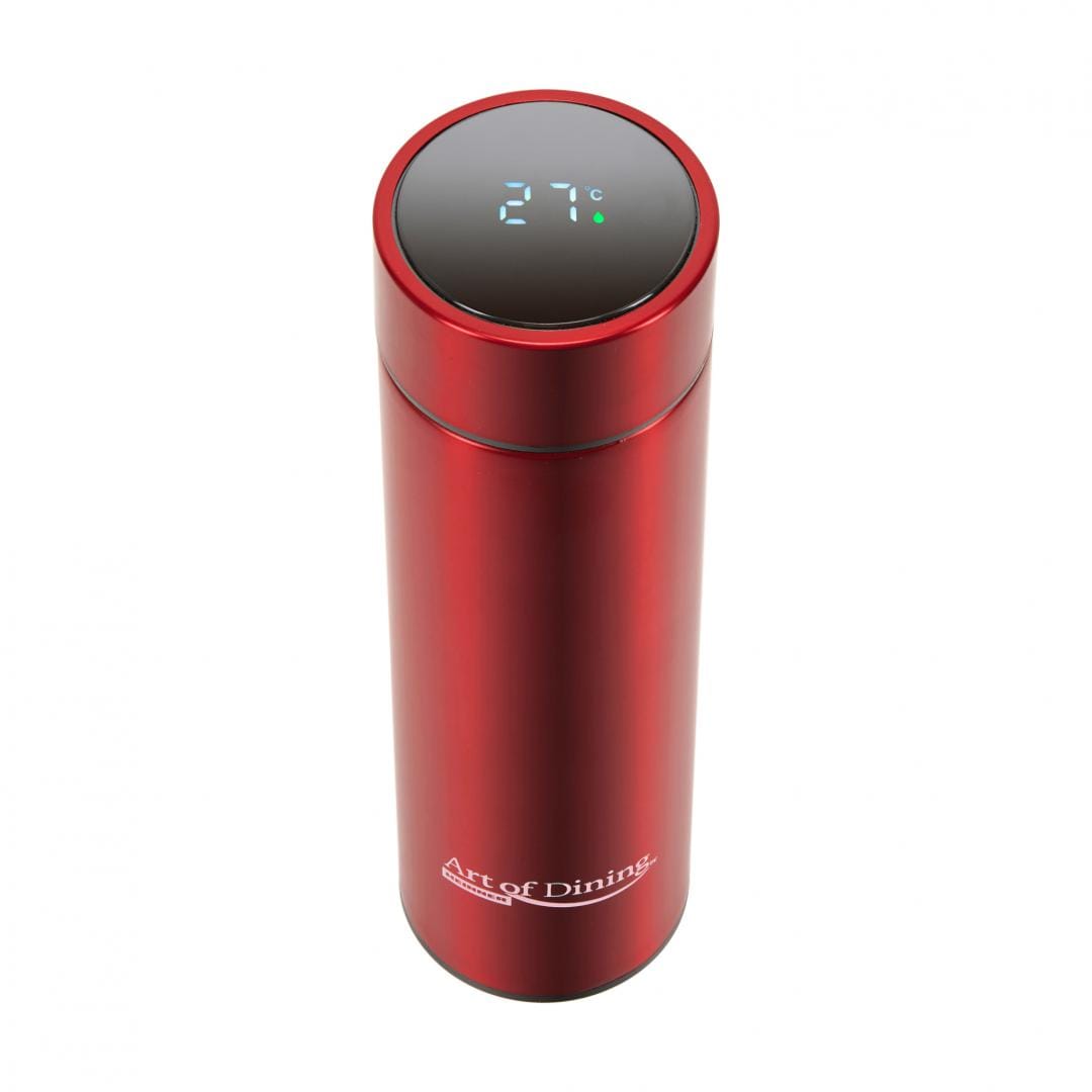 Heinner Accesorii bucatarie Termos Heinner HR-AER-TM45R | 450ml, Indicator LED Temperatura, Inox, Rosu