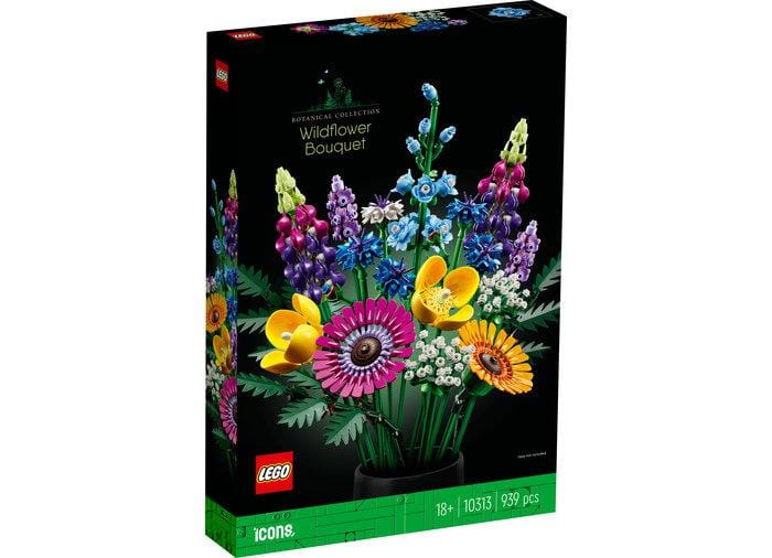 Lego Jucării Set Constructie LEGO 10313 | Buchet Flori de Camp, Botanical, Cadou