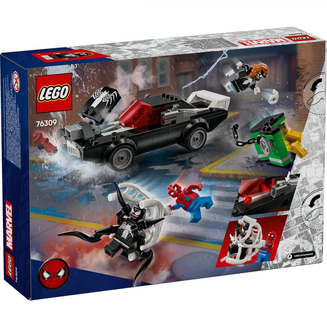 Lego Jucării Set Constructie LEGO Super Heroes 76309 | Spider-Man vs Venom, 240 Piese, 6+