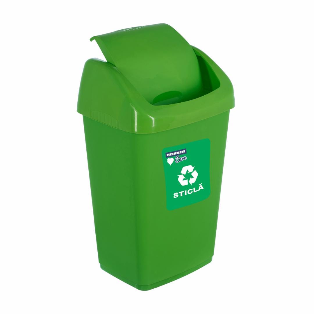Heinner Cos gunoi Cos Gunoi Heinner HR-AL-35V | 35L, Capac Batant, Reciclare, Verde