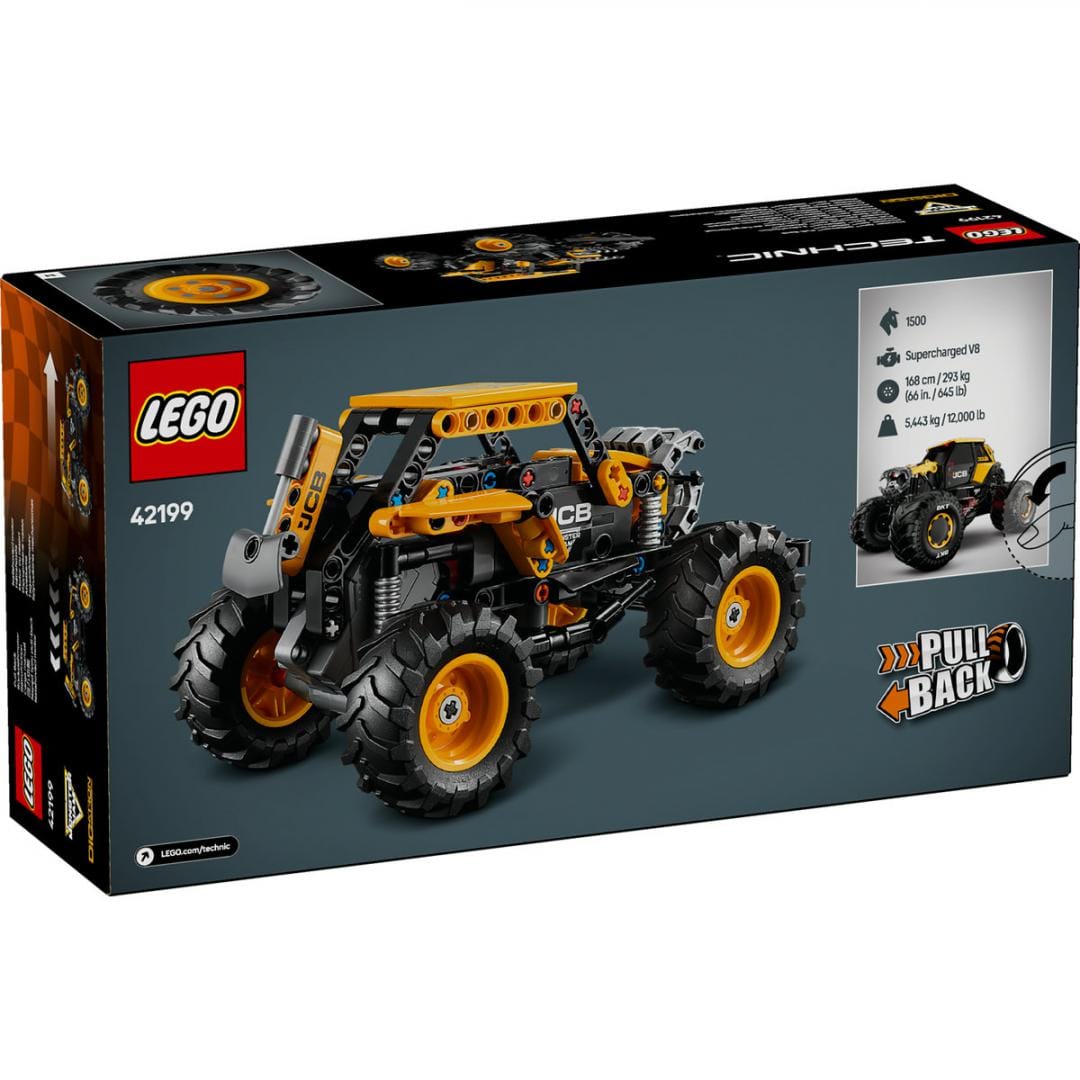 Lego Jucării Set Constructie LEGO Technic 42199 | Monster Jam Digatron, Pull-back, Cadou