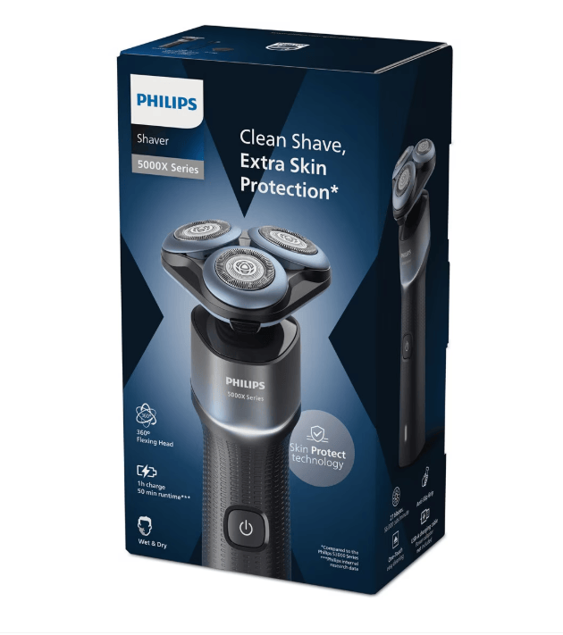 Philips Aparat de ras Aparat de Ras Philips X5006/00 | Seria 5000X, 3 Capete, Rezistent la Apa