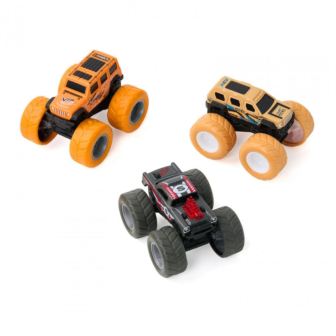 MomKi Jucării Set Jucarii MomKi MOMKI1199-11C | 3 Masini OFF-ROAD, 360 Grade