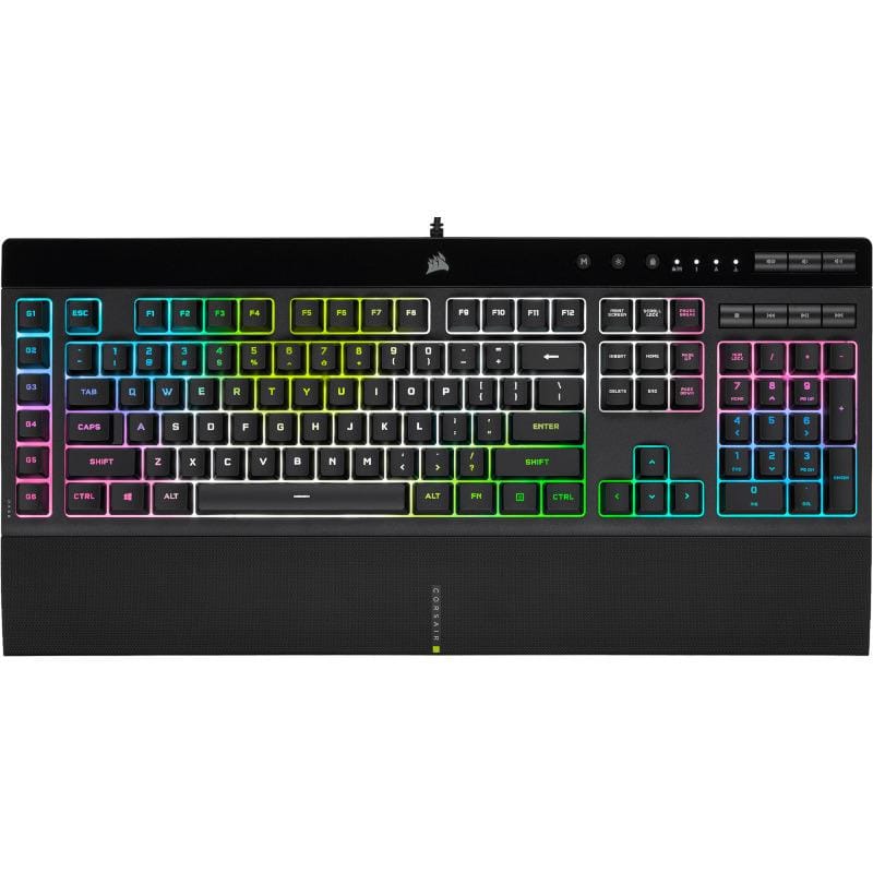 Corsair Tastatura Tastatura Gaming Corsair K55 RGB PRO CH-9226765-NA | Rubber Dome, RGB, USB 2.0, Negru