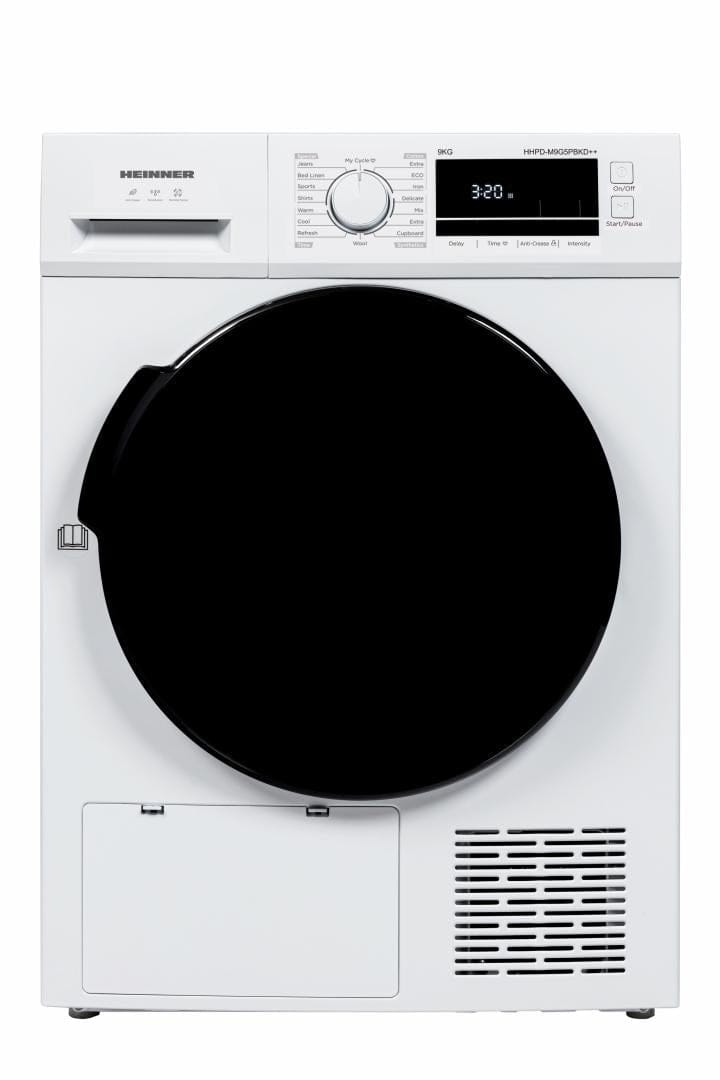 Heinner Uscator de rufe Uscator de Rufe Heinner HHPD-M9G5PBKD++ | 9kg, Pompa Caldura, A++, Alb, 59.5x67.5x85cm
