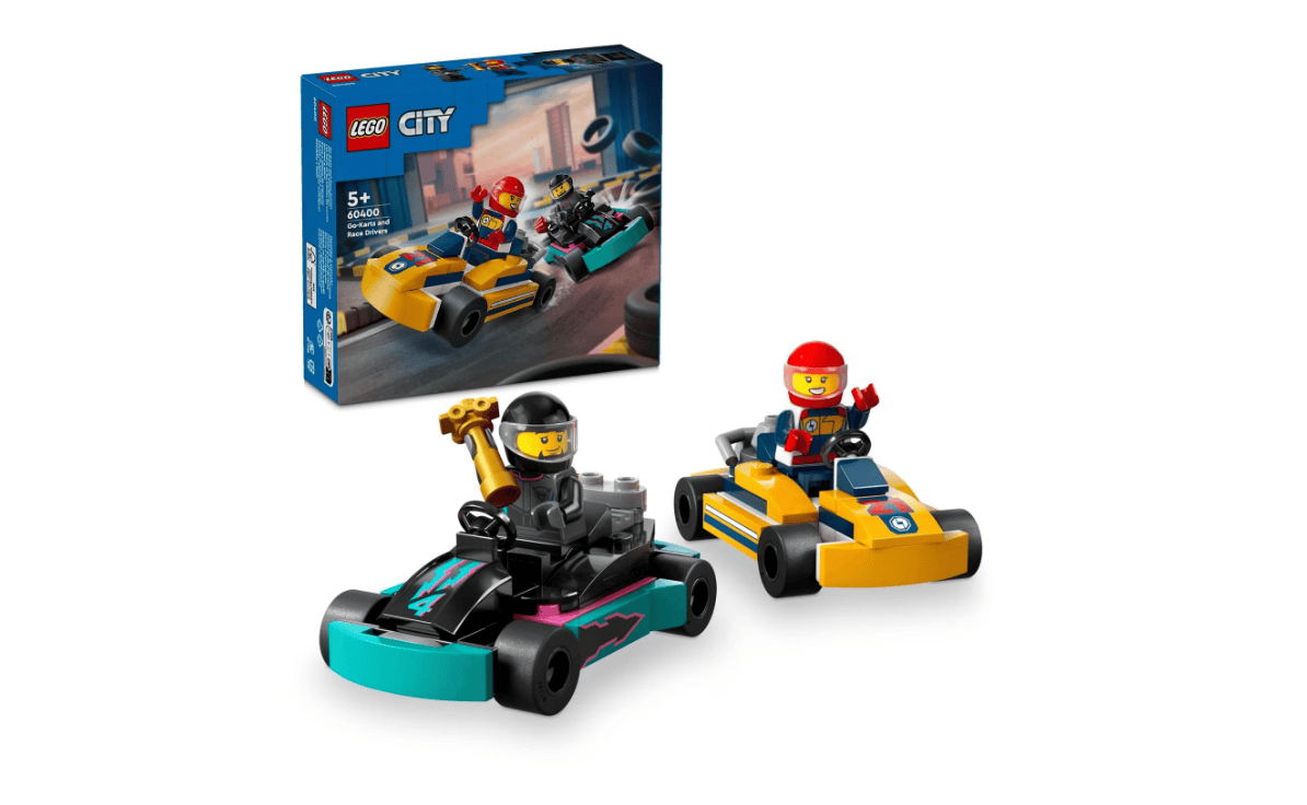 Lego Jucării Set Constructie LEGO City 60400 | Carturi si Piloti de Curse, Cadou